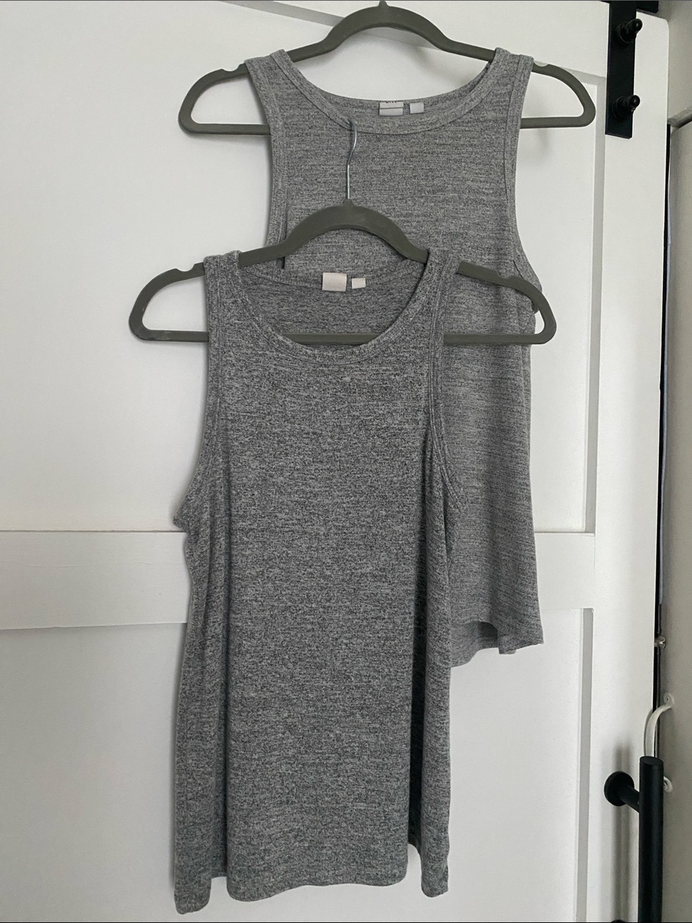 GAP set of 2 Grey Sleeveless Softspun Tank